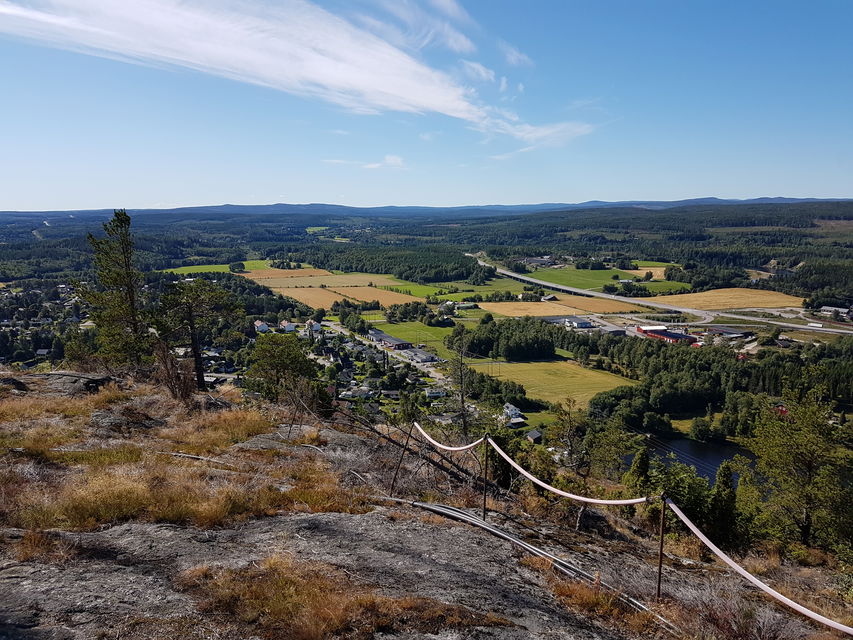 Utsikt söderut mot Hälsingland