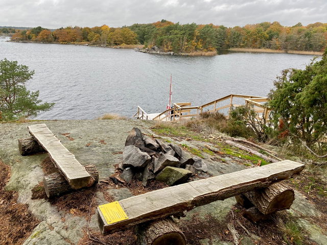 Eldstad, Eriksbergs stränder