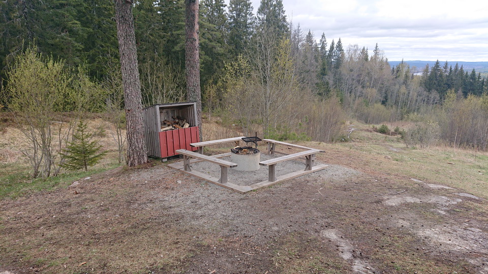 Grillplats vid Högbyn - etapp 14 slutmål