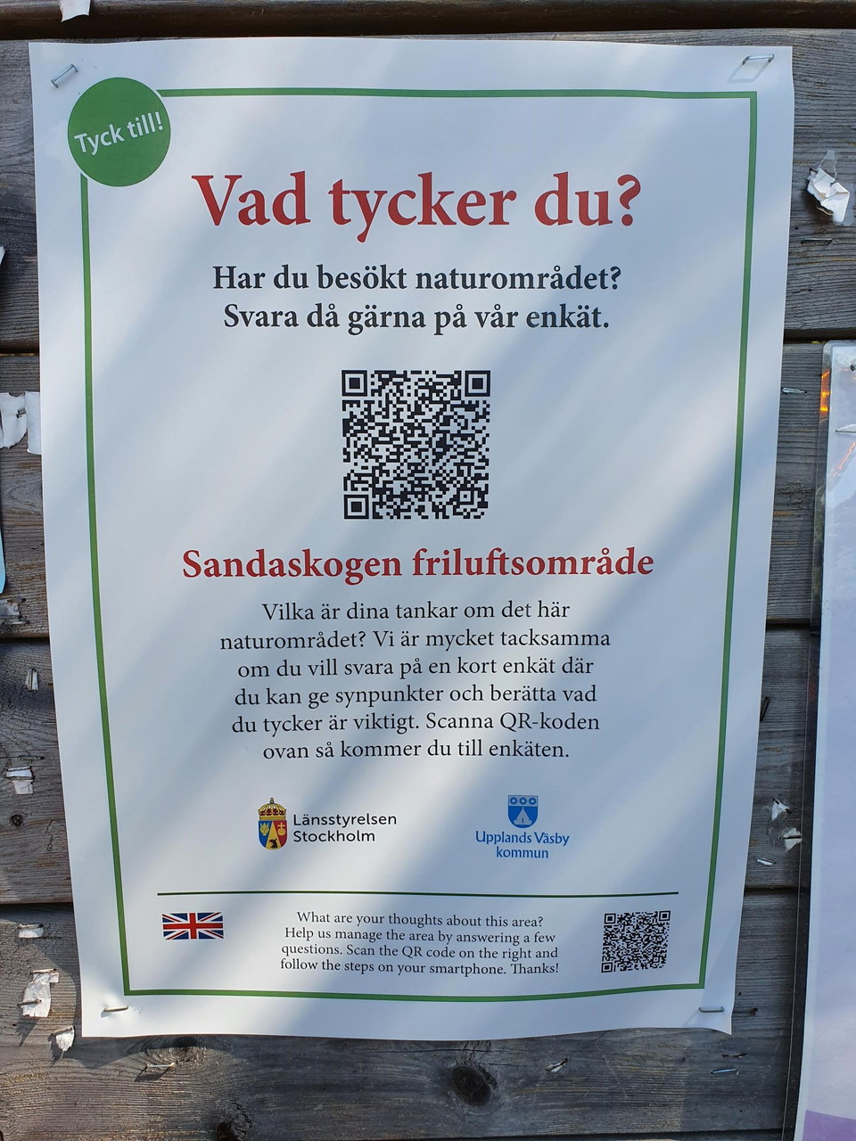 Besökarundersökning i Väsbys natur