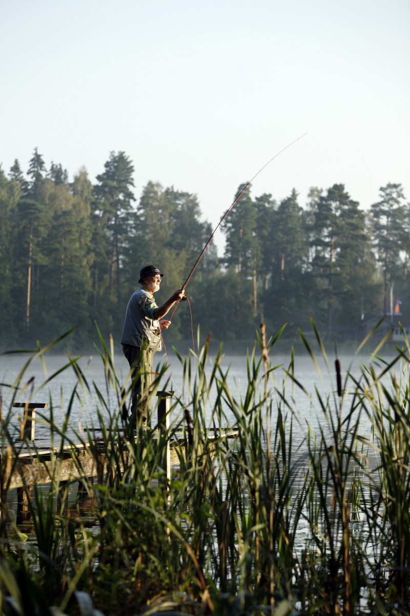 Fiske i Hurven