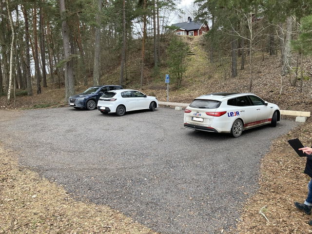 Parkering och entré södra, Bonavik