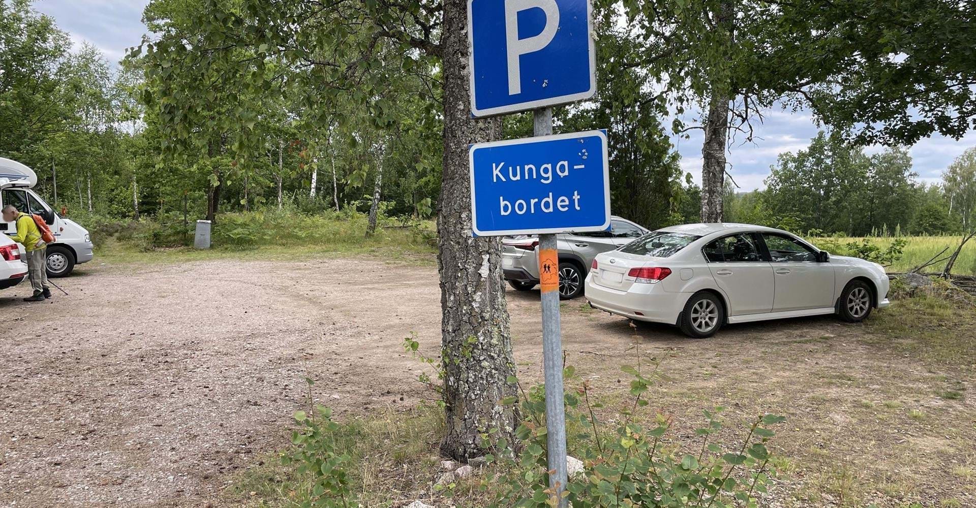 Kungabordet, parkering