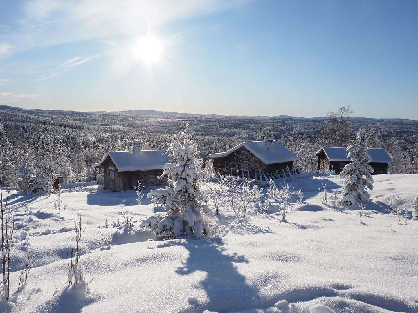 Vintervy från Kronstugan