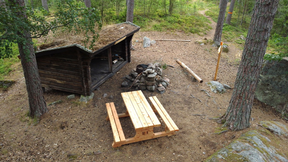 Vindskyddet vid Nedre Långsjön