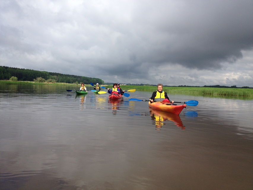 Paddling på Arbogaån