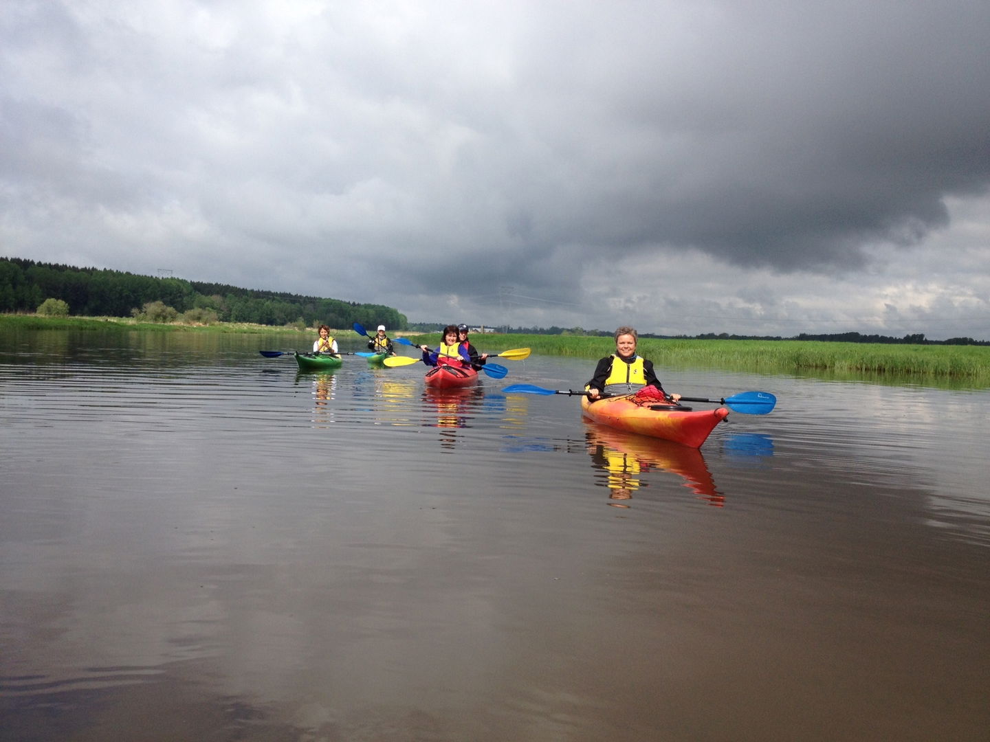Paddling på Arbogaån