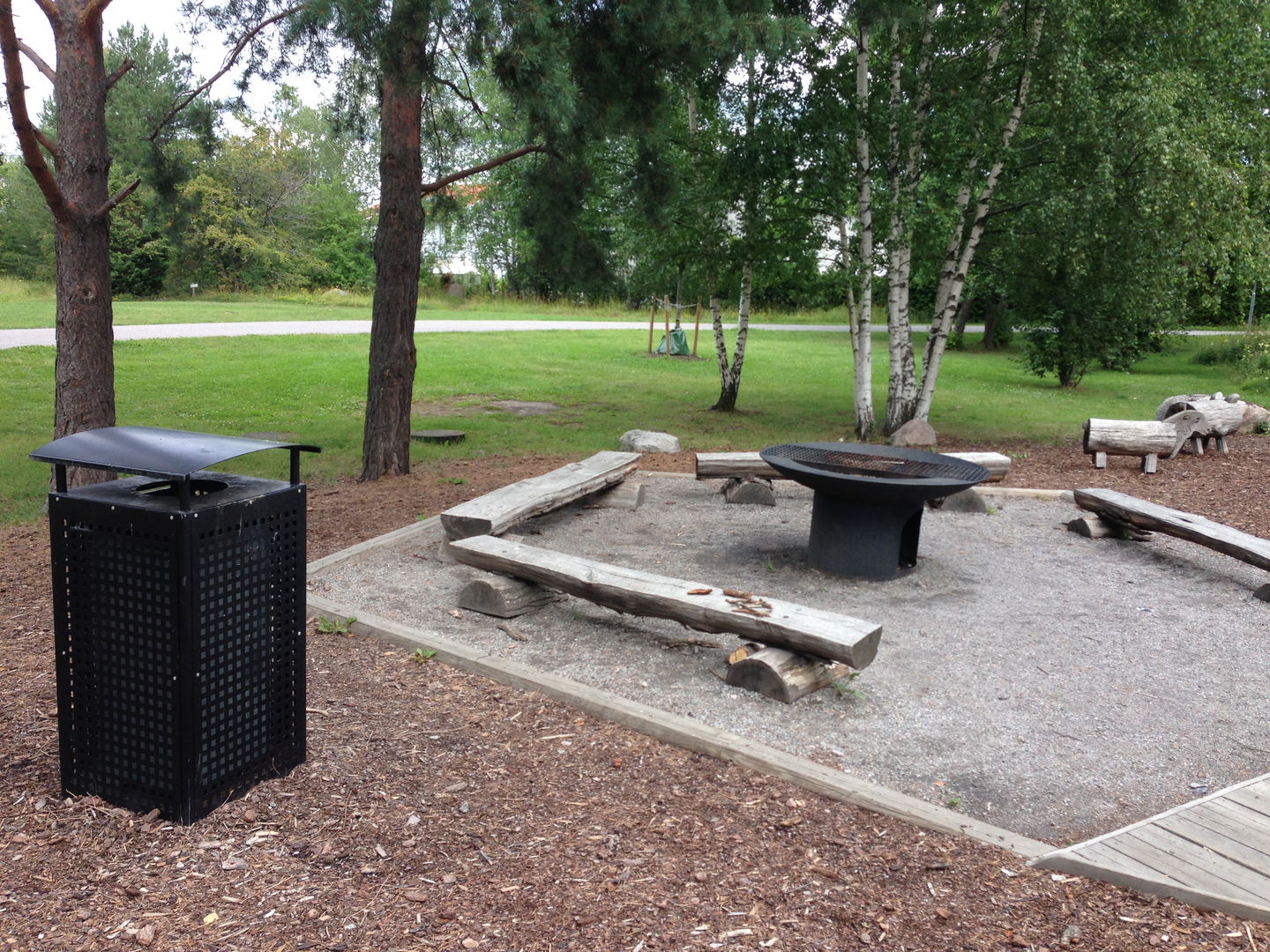 Grilla i parken