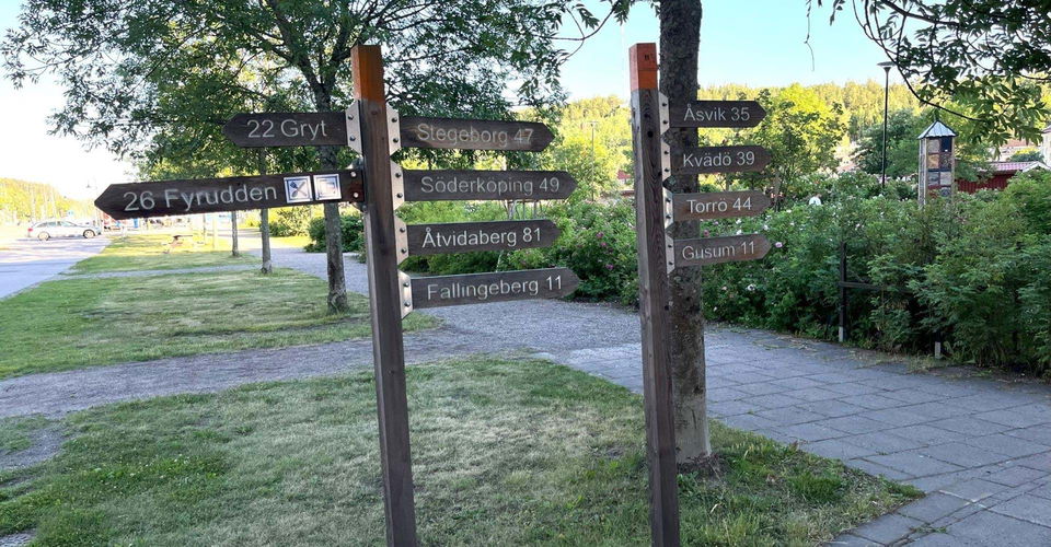 Vägvisare Valdemarsvik startplats
