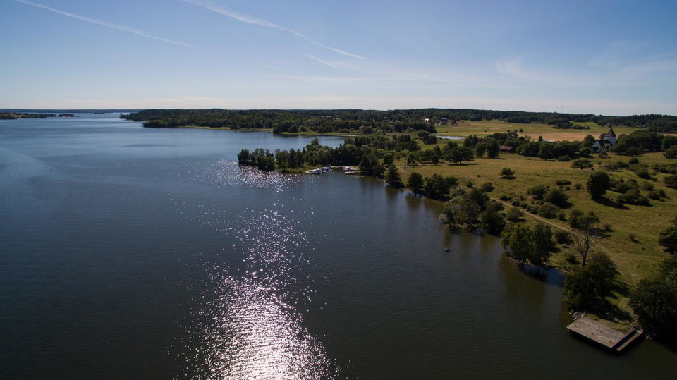 Flygfoto över Hovgården