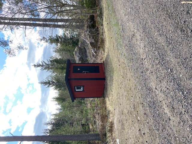 Bild från avstånd på torrdass vid Bleckenstad. 