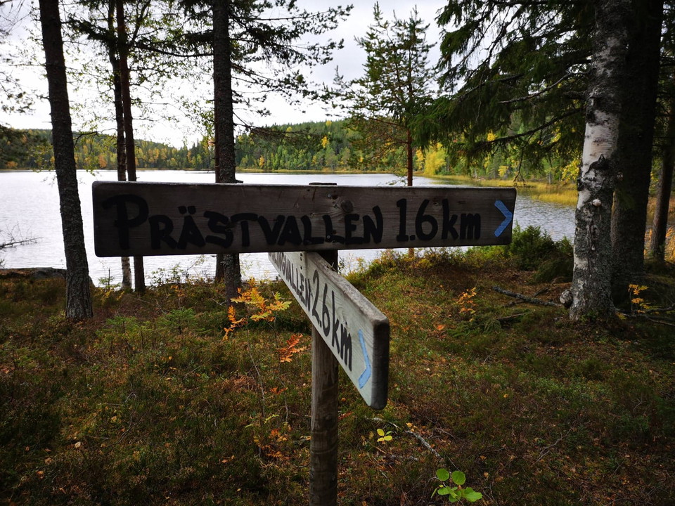 Vandringsled till Prästvallen