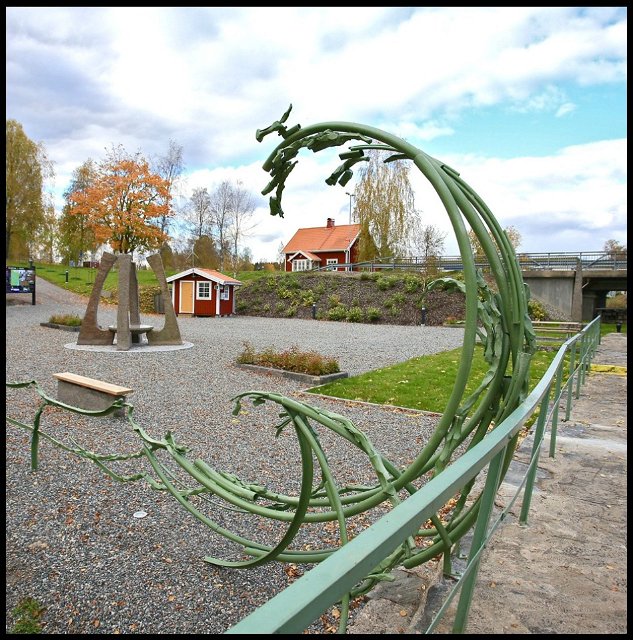 Skulpturerna i Kanalparken i Töcksfors