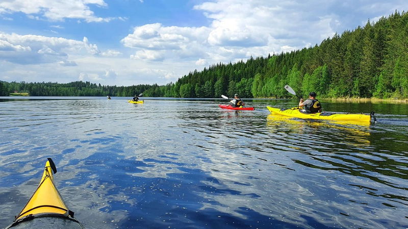 Kajakuthyrning i Värmskog