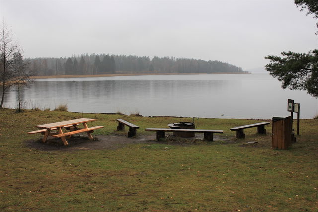 Eldplats vid Norrviken i Brandalsund naturreservat