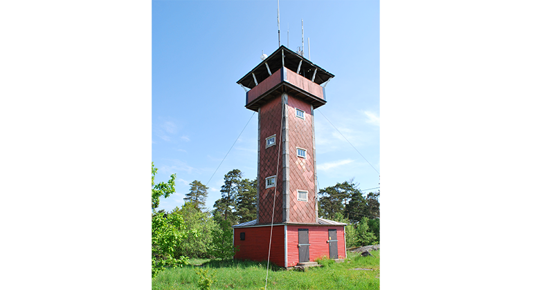 Utsiktstornet på Fjälkinge backe.