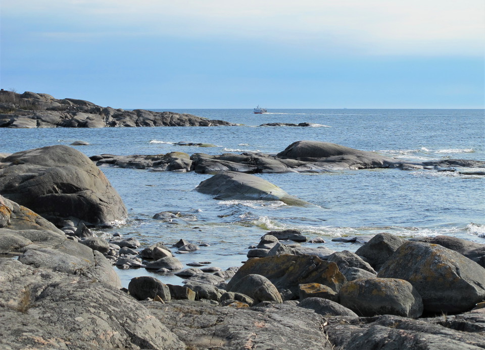 Utsikt från Saltmarsholme. 