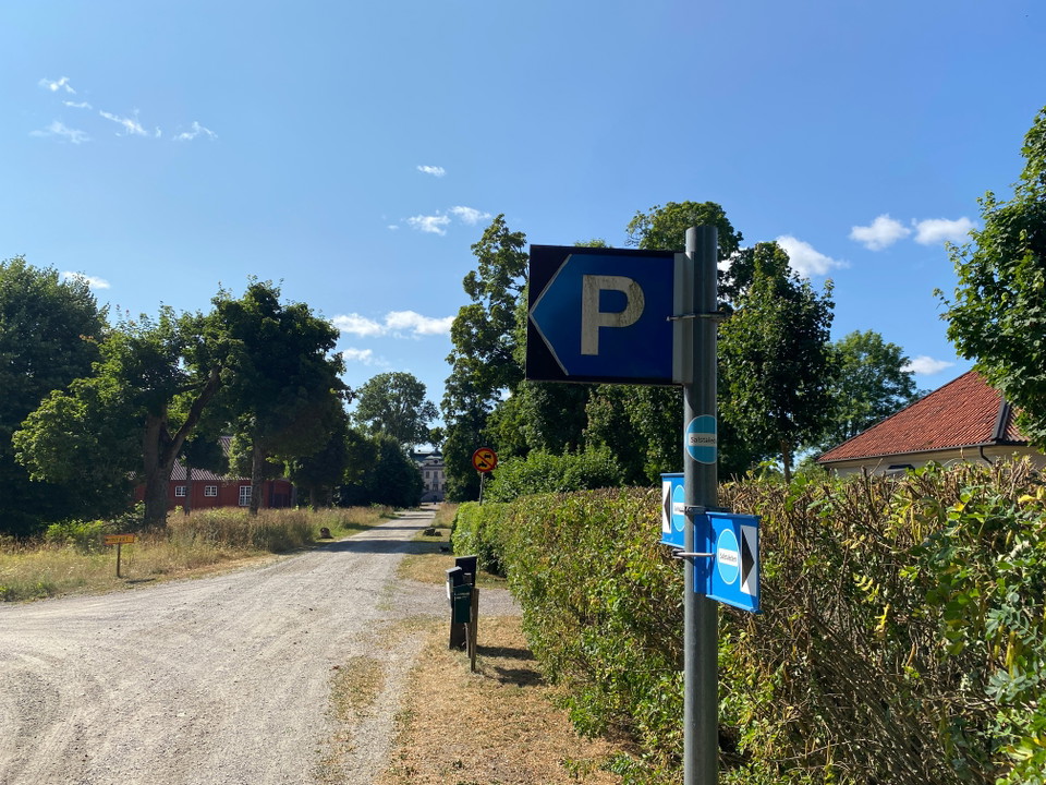 Skylt parkering
