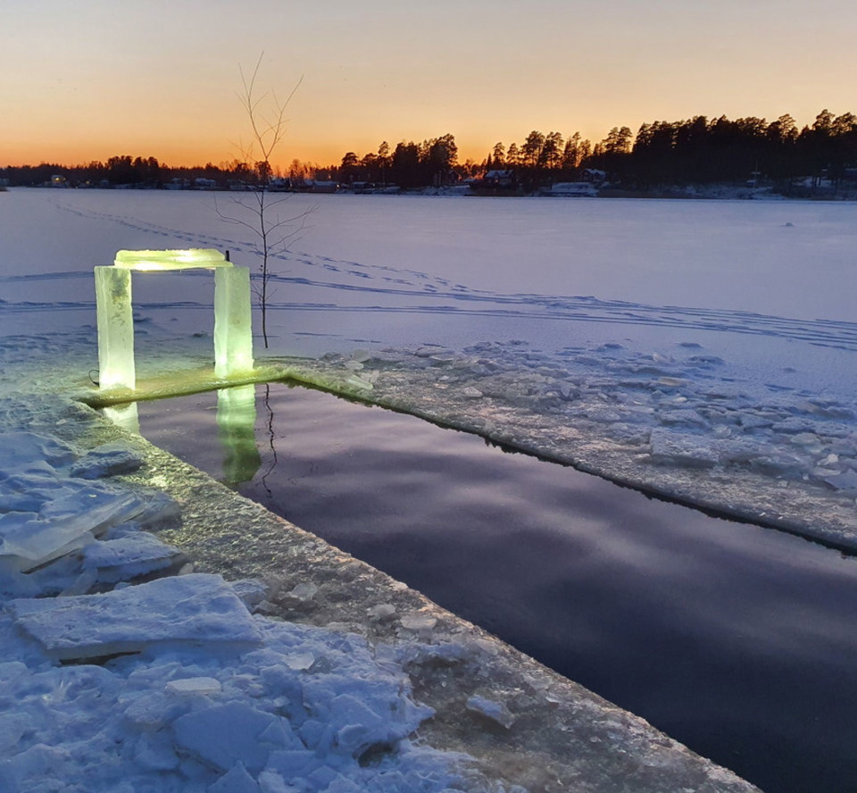 Vinterbad i Kristinehamn