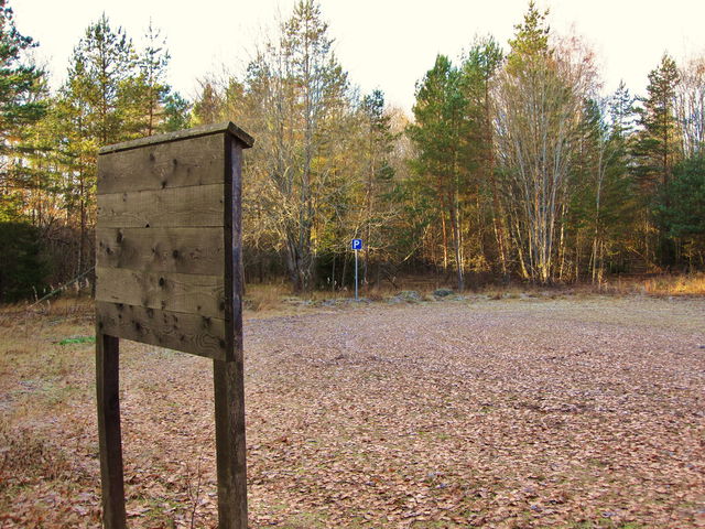 Entré och parkering norr, Fysingen