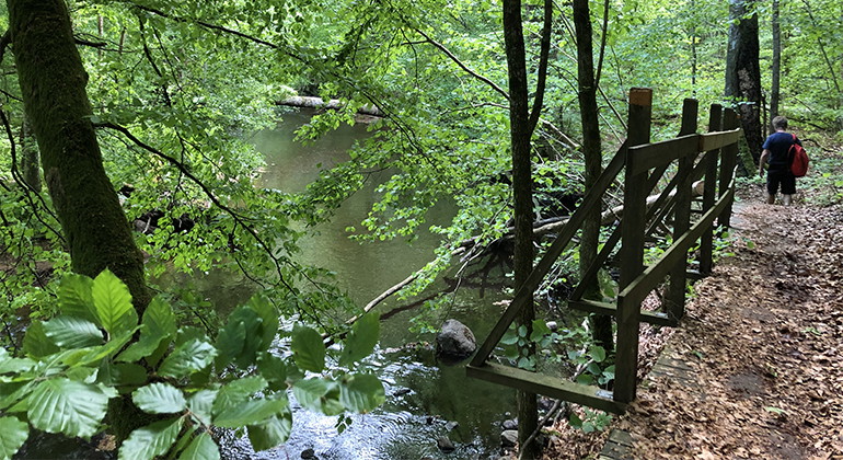 Skåneleden  mellan Vantalängan och Alunbruket.