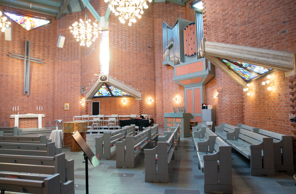 Kista kyrka interiör