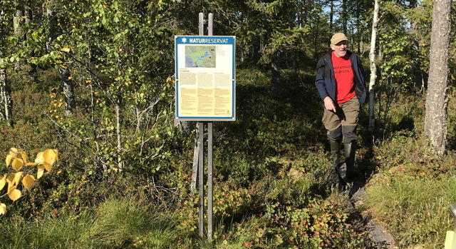 Informationsskylt sydöstra hörnet, Tervajänkkä