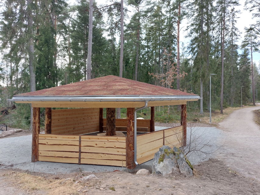 Precis intill 5 km elljusspår