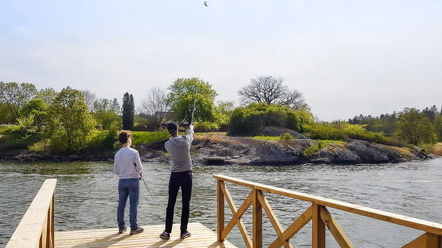 Ångbåtsbryggan Hustegaholm