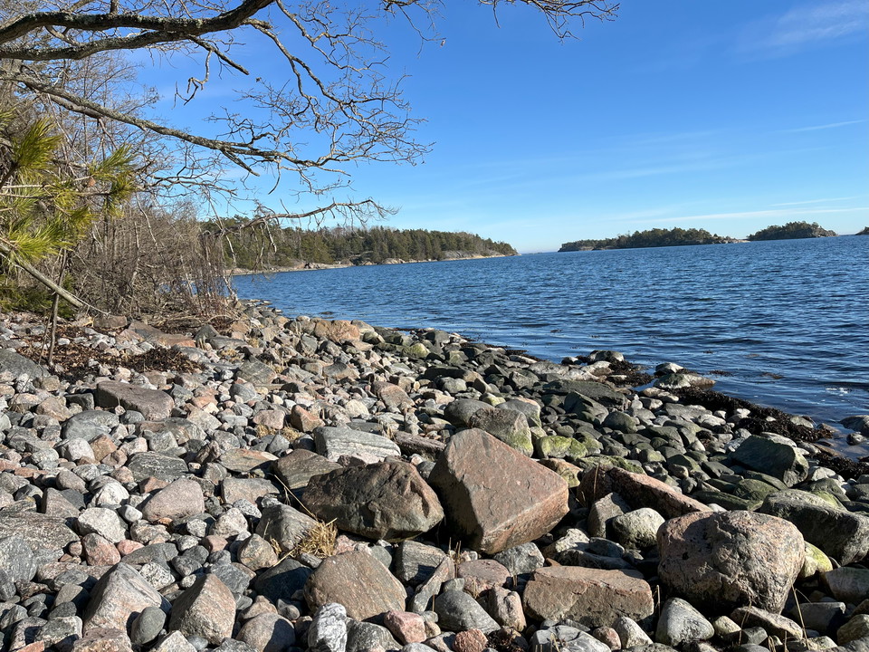 Odletslingan med havsutsikt