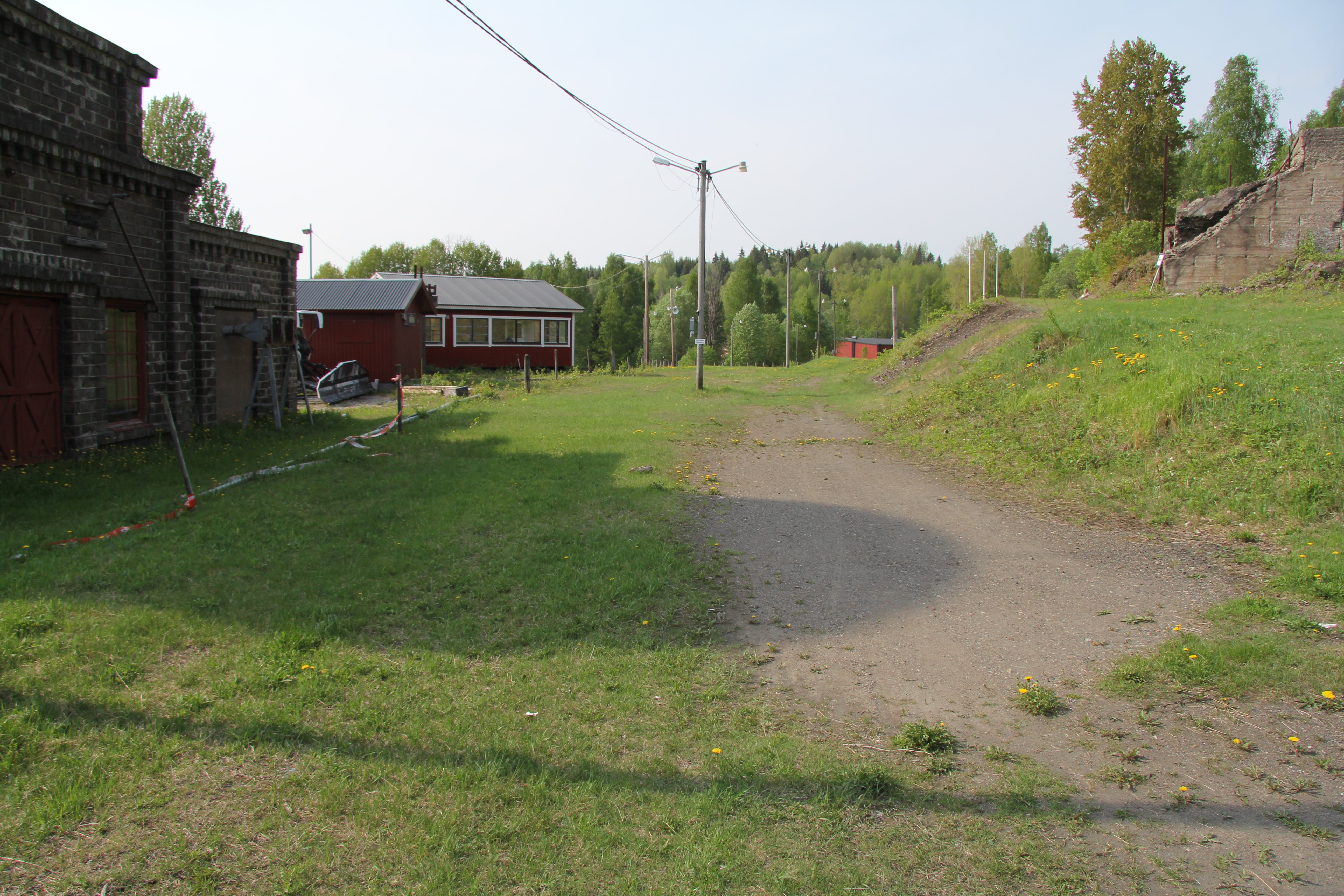 Norbergs skidstadion är huvudentré till naturreservatet.