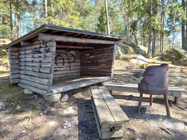 Vindskydd Drängsjön