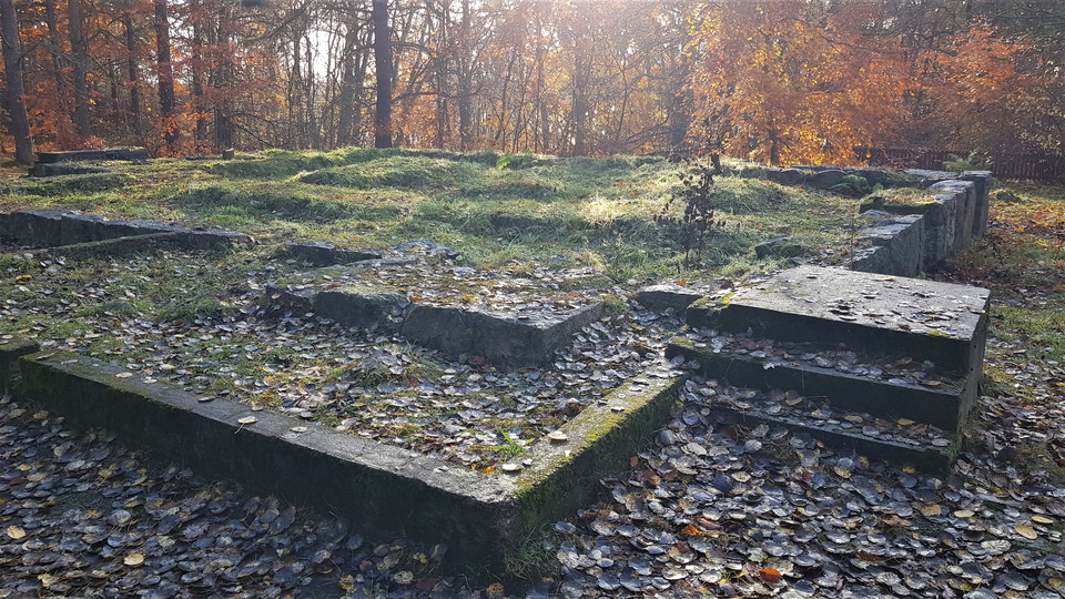 Husgrunden till familjen Wallebergs sommarhus i Kappsta. Foto Lidingö stad