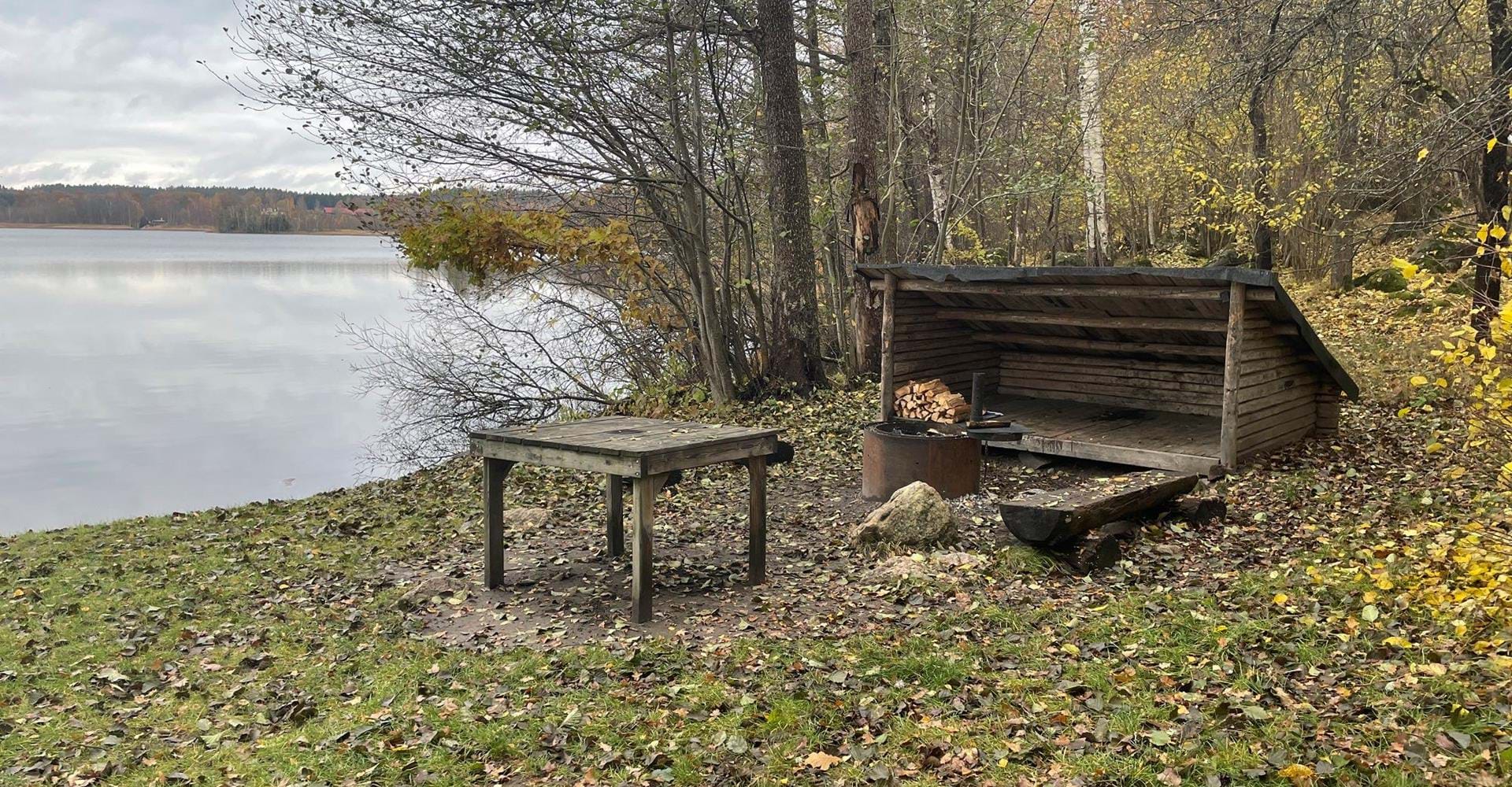 Vindskydd vid Svimmersviken, Västerby lövskogars naturreservat
Etapp: Vårdnäs - Hovetorp
Linköping