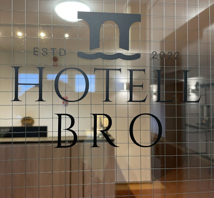 Interiör av Hotell Bro i Kristinehamn.