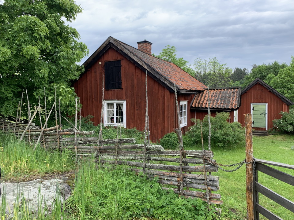 Den äldsta torpbyggnaden på Ängsö.