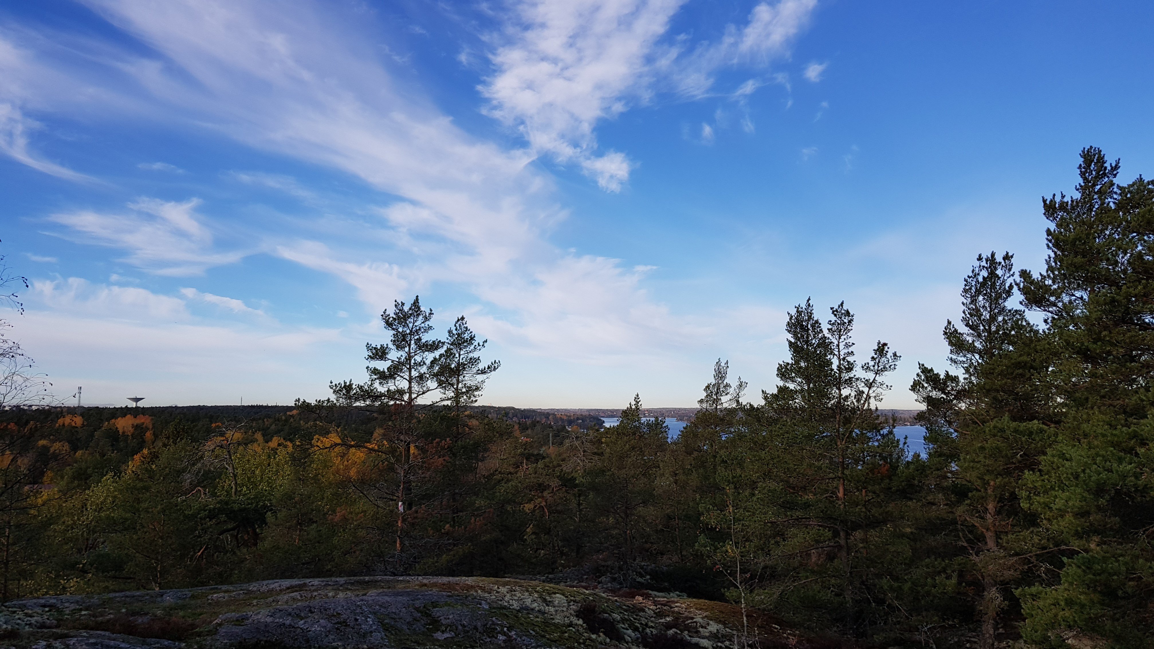 Utsikt frånbergknalle på östra Bosön. Foto Lidingö stad