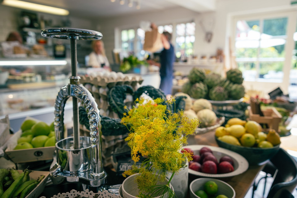 Gårdsbutiker på Kullahalvön