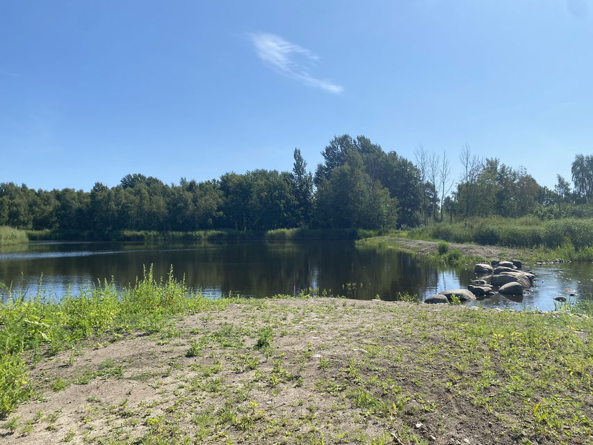 Del av Kalmar dämme