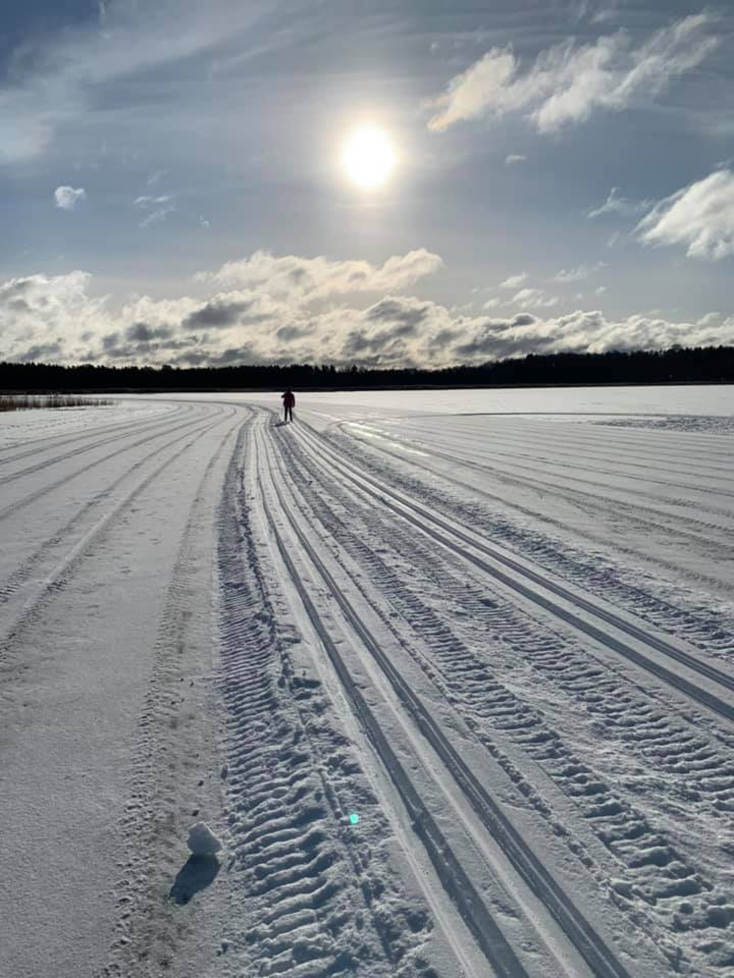 Skidspår, natur