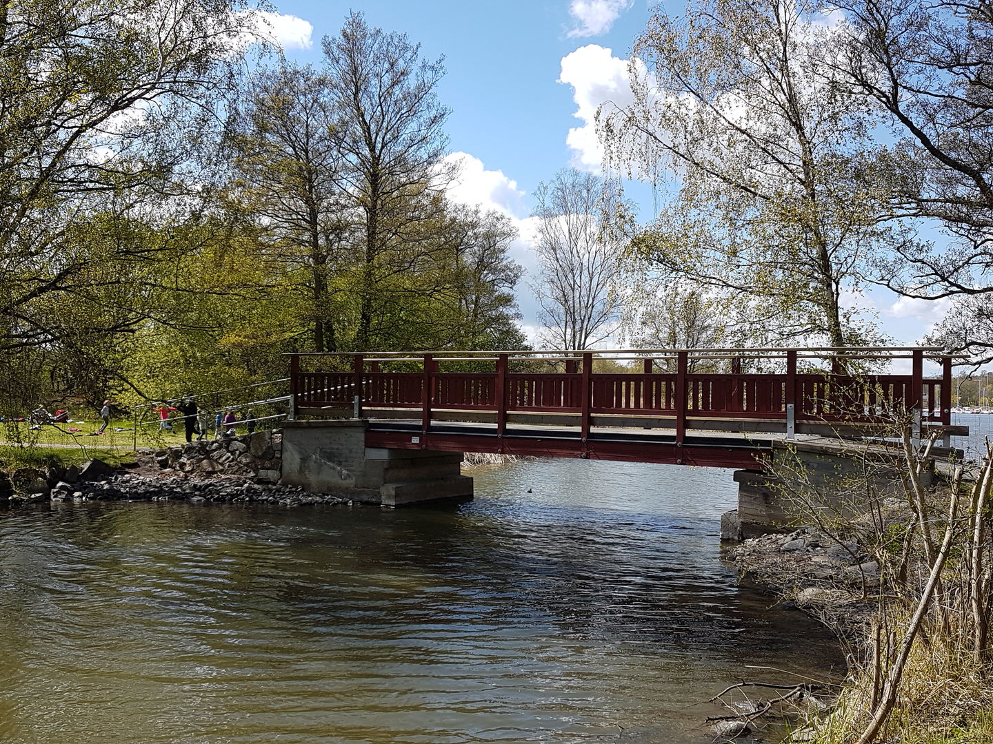 Bron till Boholmen. Foto Lidingö stad.