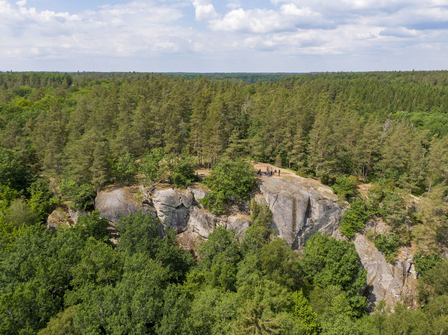 Valberget, drönarfoto.