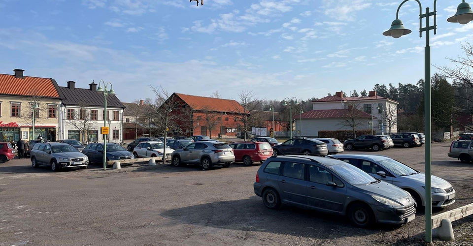 Parkering vid startplats Gamla Linköping