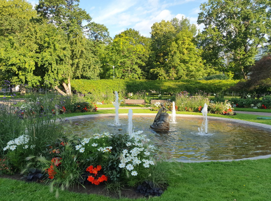 Fontän i Stadsparken