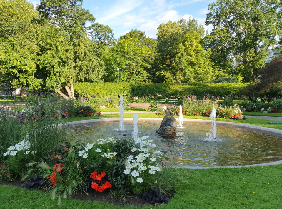 Fontän i Stadsparken