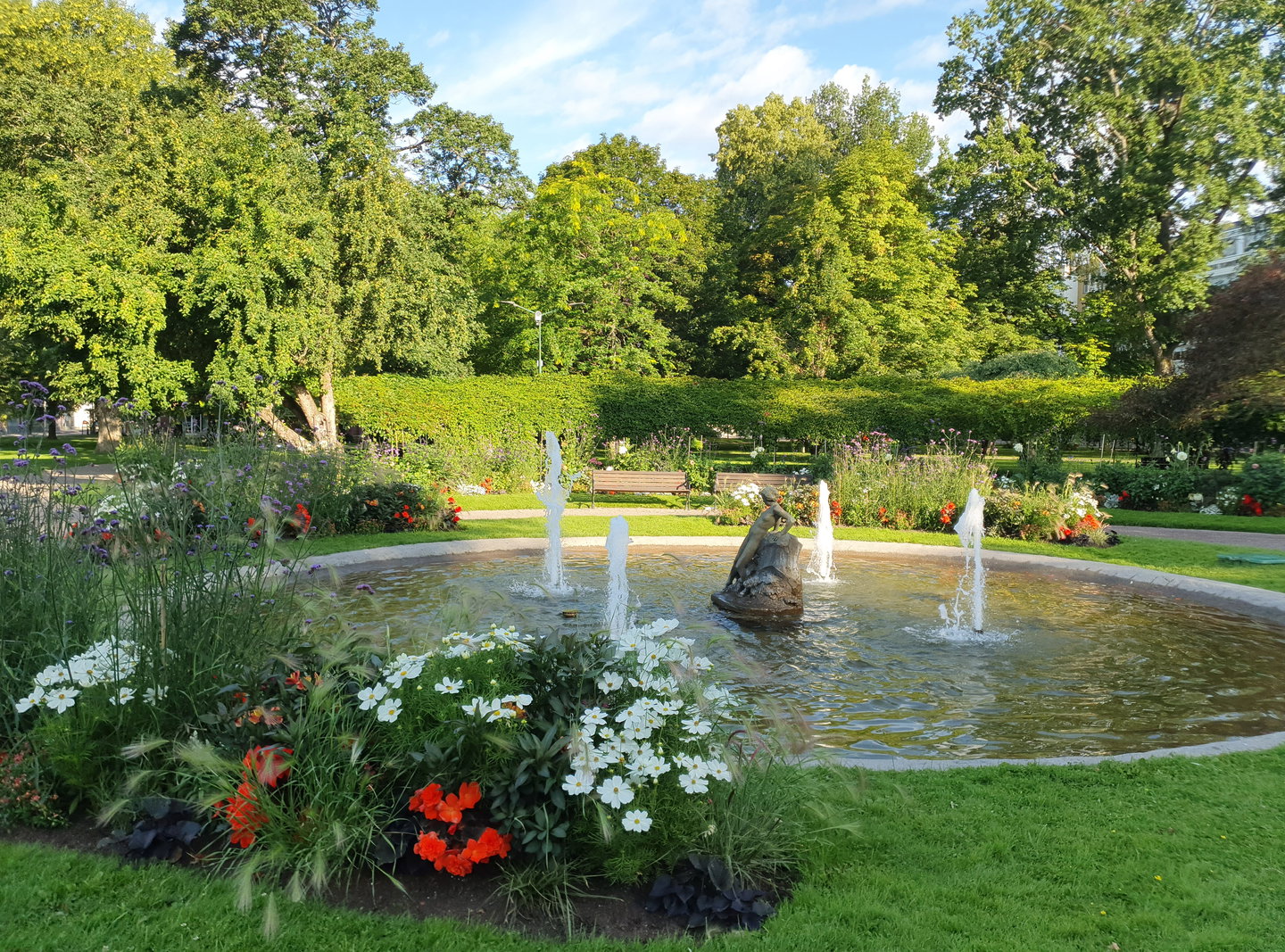 Fontän i Stadsparken