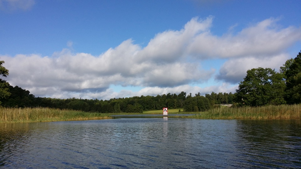 Gråvikens mynning från Hustegafjärden. Foto Lidingö stad