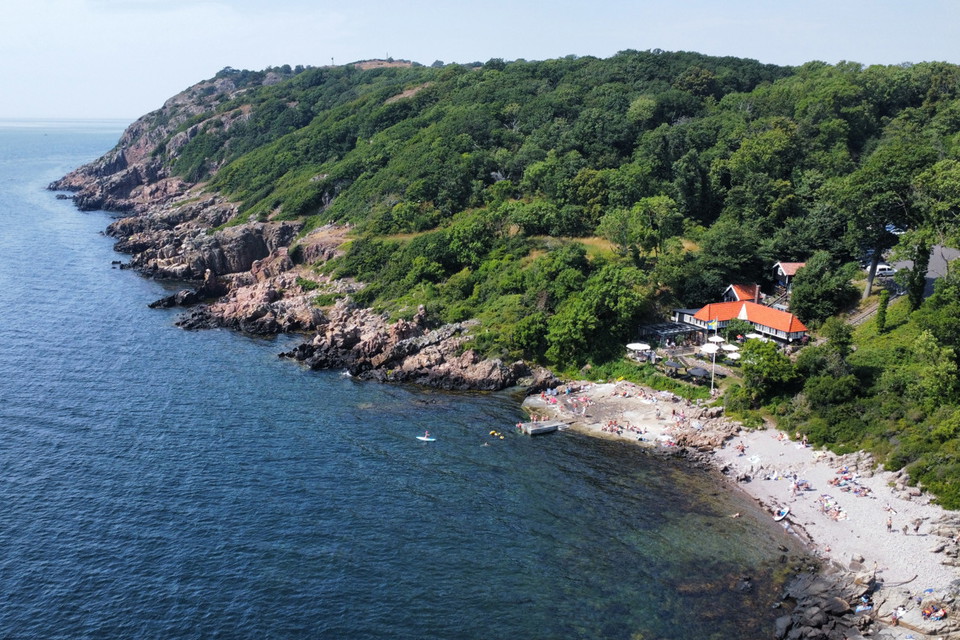 Ransvik på Kullabergs västra sida.