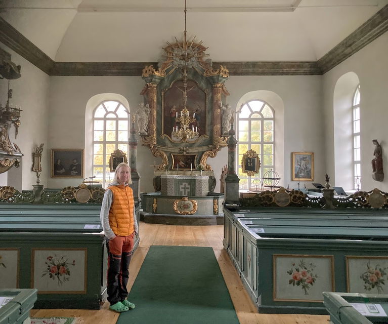 Interiör från Lillhärdal kyrka