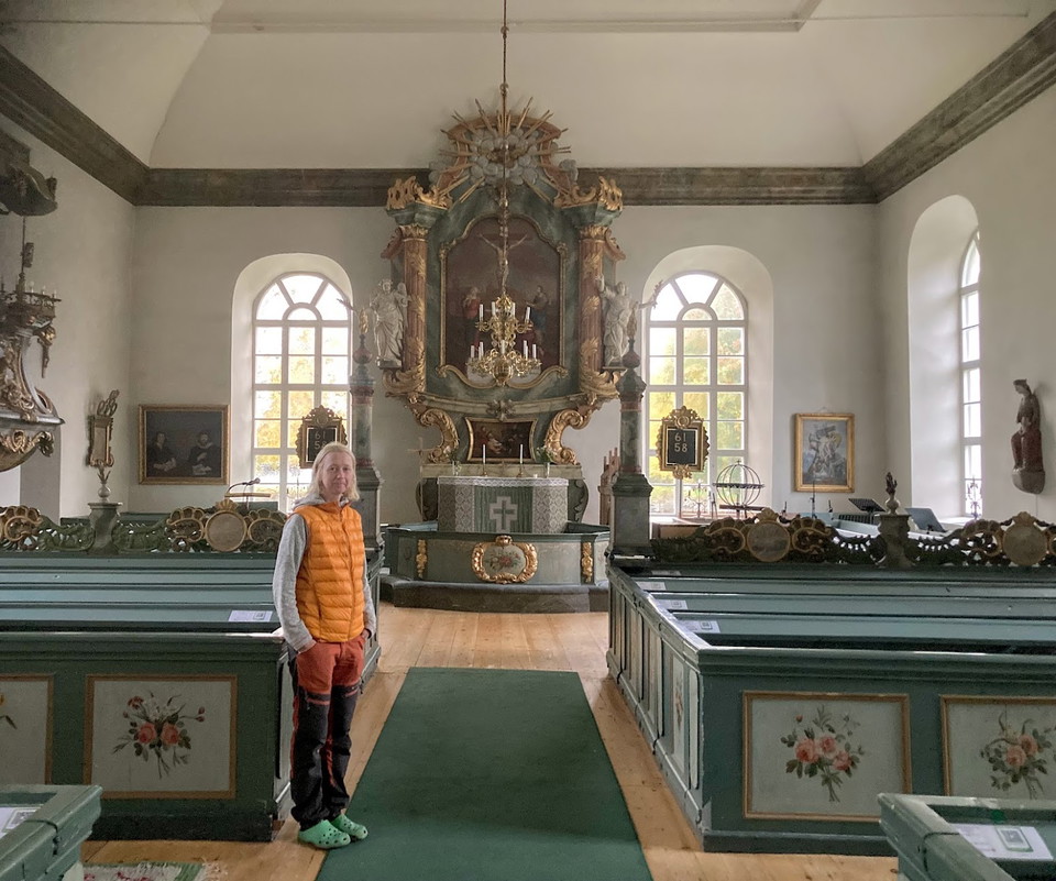 Interiör från Lillhärdal kyrka